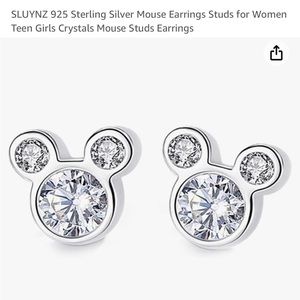 Mickey Mouse Disney Sterling Silver Earings